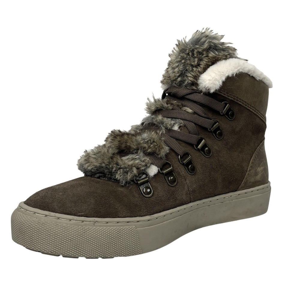 Cougar Dasha Waterproof Suede Fur Trim‎ High Top Fashion Sneakers Size 8